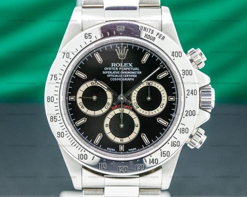 Rolex Daytona SS Black Dial Zenith Movement U Series