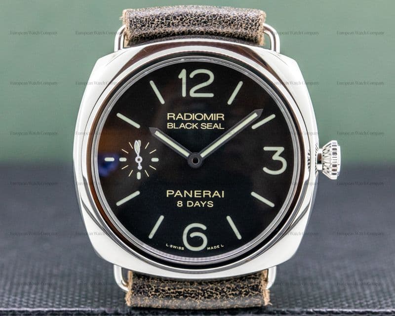 Panerai Radiomir Black Seal 8 Days Manual Wind Stainless Steel