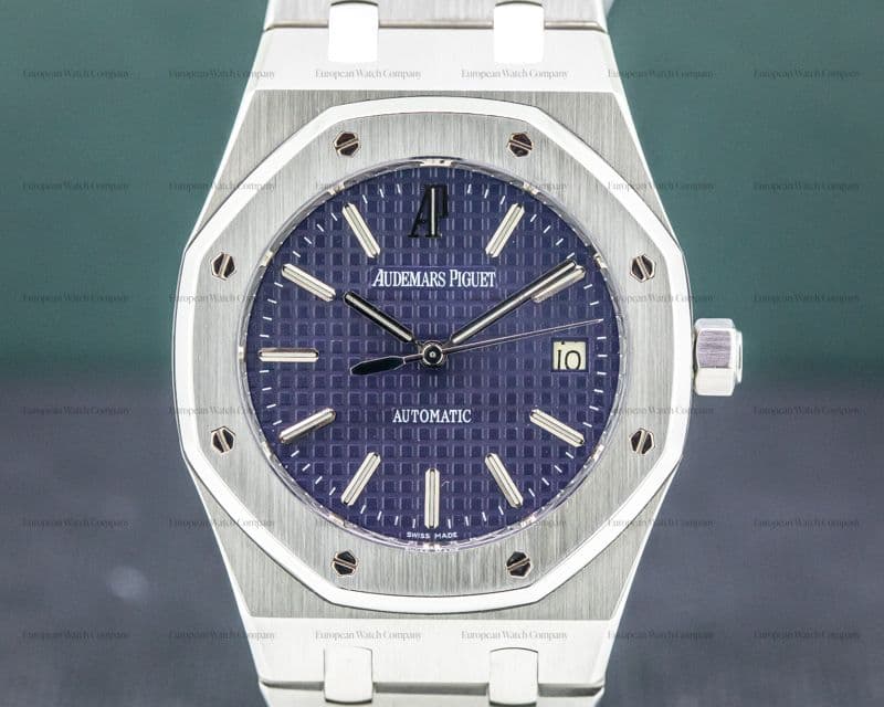Audemars Piguet Royal Oak Blue Dial 15300ST SS FULL SET