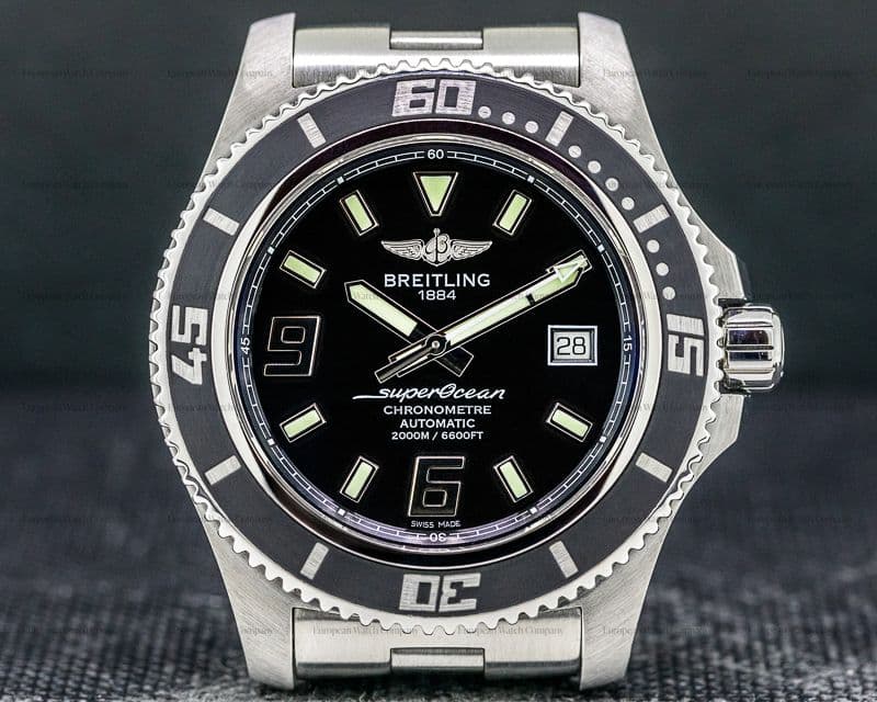 Breitling SuperOcean 44 Stainless Steel Black Dial
