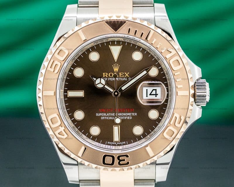 Rolex Yacht Master 116621  18K / SS Chocolate Dial