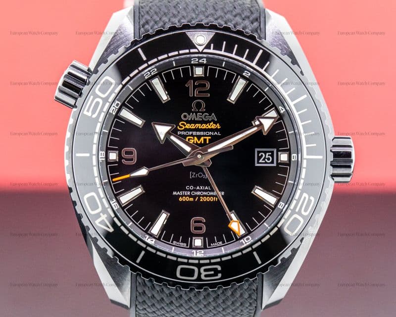 Omega Seamaster Planet Ocean Deep Black GMT 600M Co-Axial Ceramic