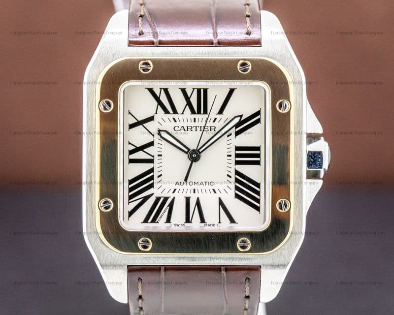 Cartier Santos 100 SS / 18K Yellow Gold