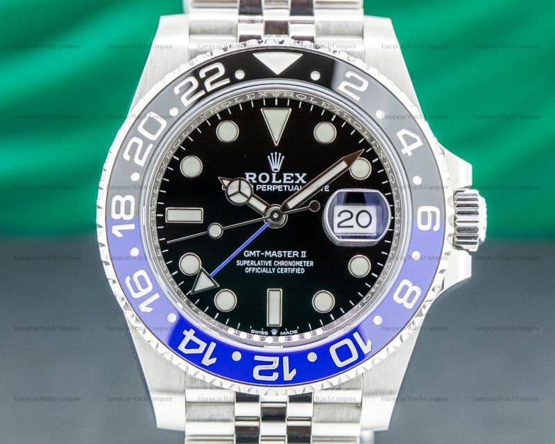 Rolex GMT Master II 126710 Ceramic "Batman" SS / Jubilee 