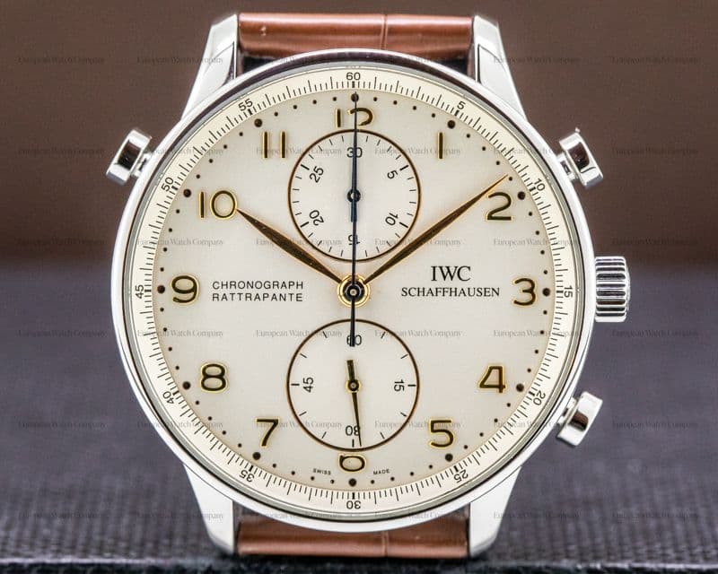 IWC Portuguese Chronograph Rattrapante SS COMPLETE