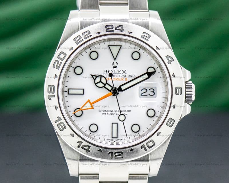 Rolex Explorer II White Dial SS / SS