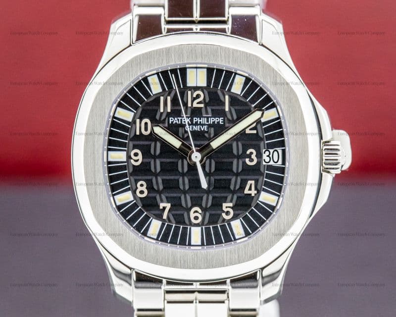 Patek Philippe Aquanaut 5065 Automatic Black Dial SS FULL SET / PP SERVICED / W EXTRAS
