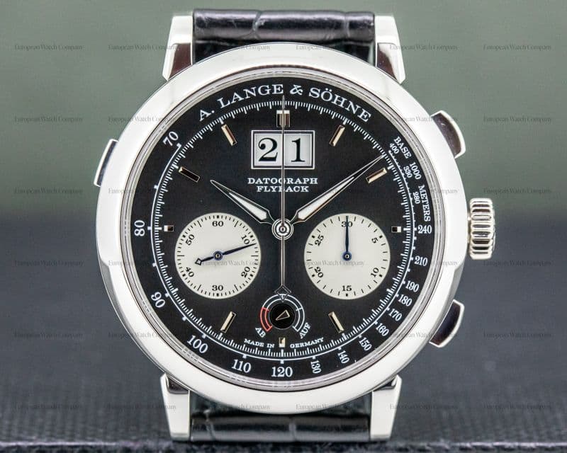 A. Lange and Sohne Datograph 405.035 Up / Down Platinum Deployment UNWORN