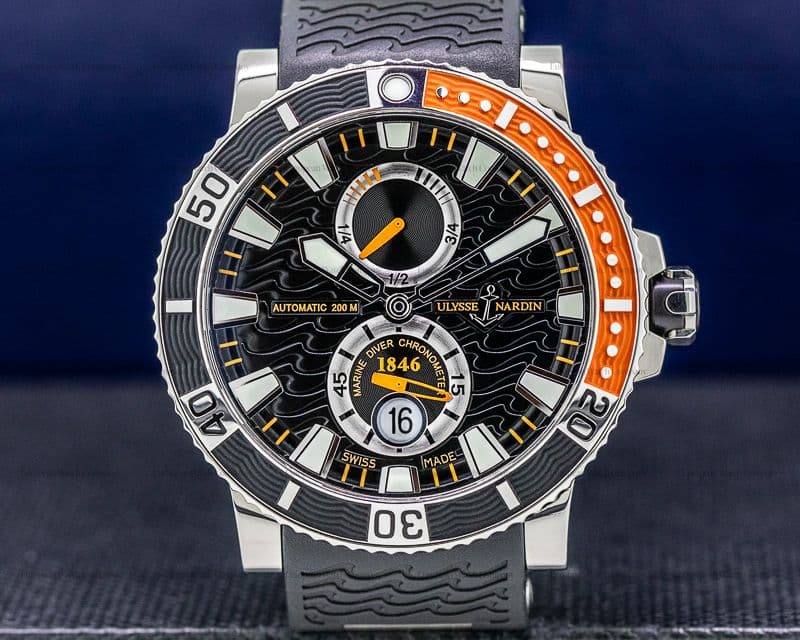 Ulysse Nardin Marine Diver Black Titanium / Rubber