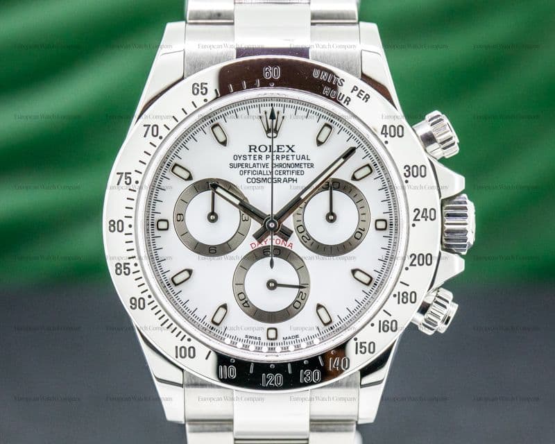Rolex Daytona 116520 White Dial SS FULL SET