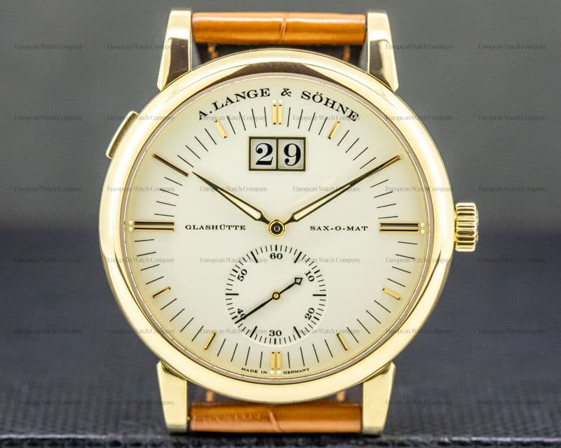 A. Lange and Sohne Grand Langematik Date 18K Yellow Gold
