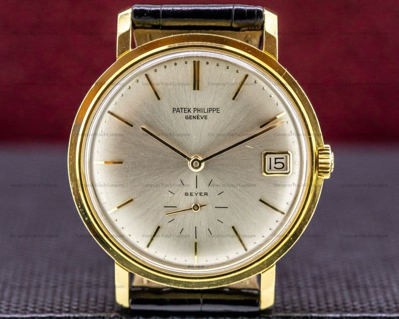 Patek Philippe Vintage Calatrava 3445 BEYER Automatic 18K Yellow Gold WOW