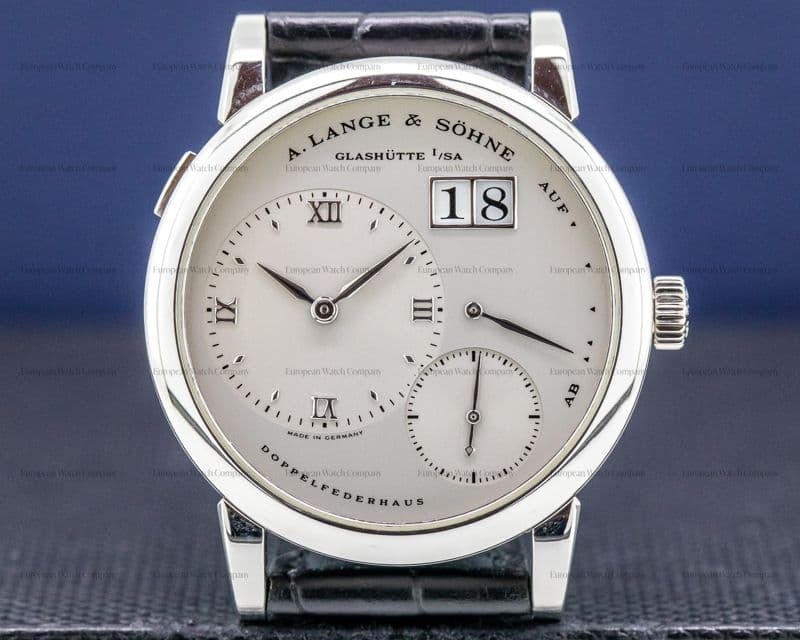 A. Lange and Sohne Lange 1 101.025 Platinum "STEALTH" Silver Dial