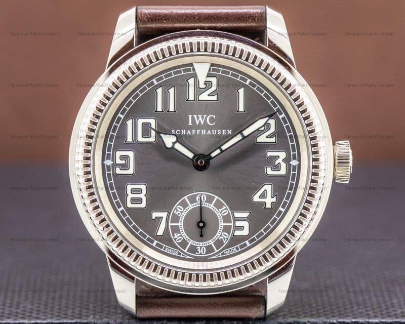IWC Vintage Collection Pilot Watch 18K White Gold