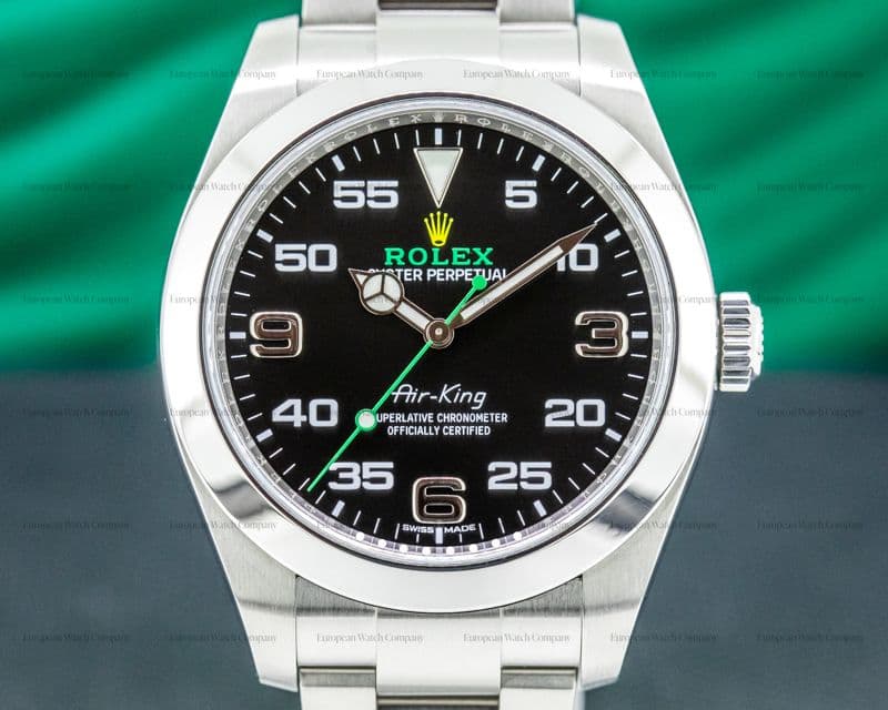 Rolex Air King 116900 Black Dial SS 