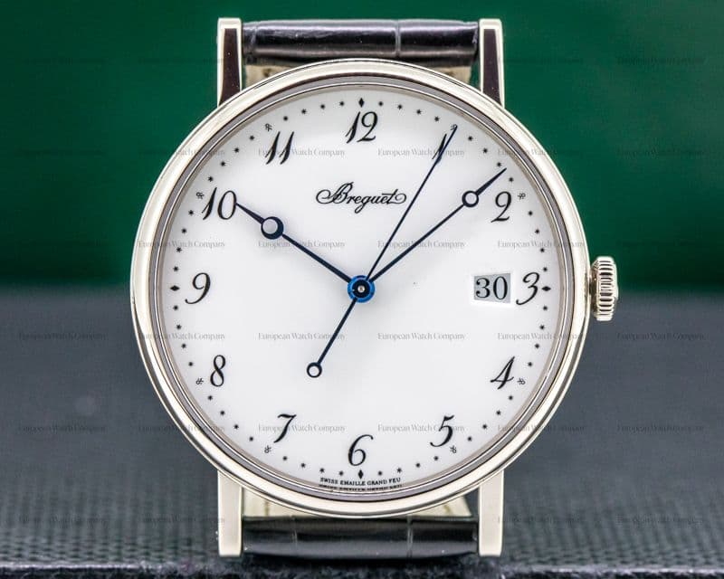 Breguet Classique Automatic Enamel Dial 18K White Gold