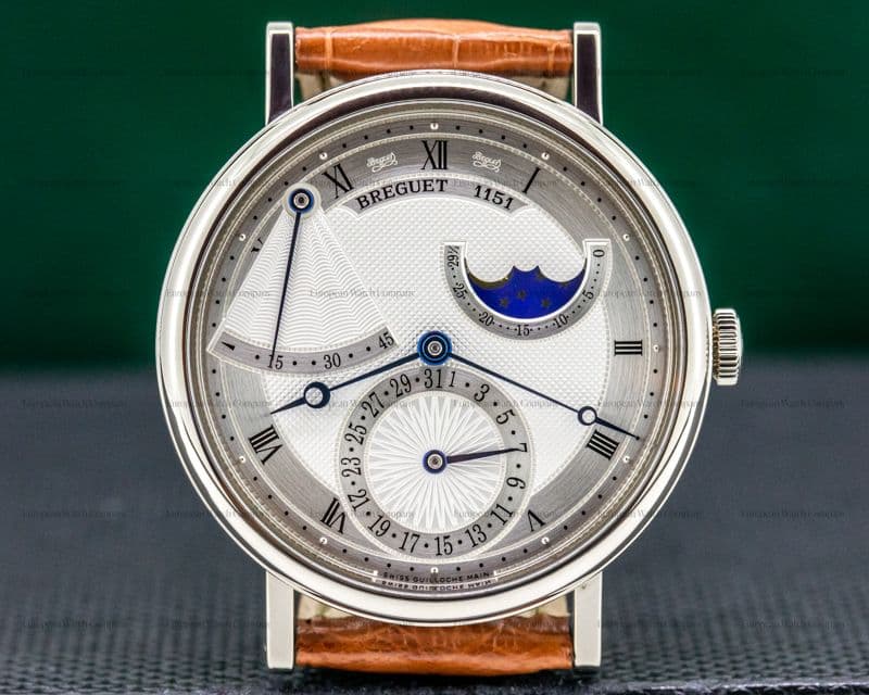 Breguet Classique Power Reserve Moon 18K White Gold 
