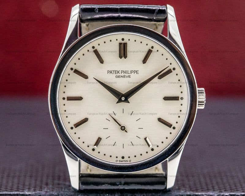 Patek Philippe Calatrava 3796P Platinum Silver Dial 