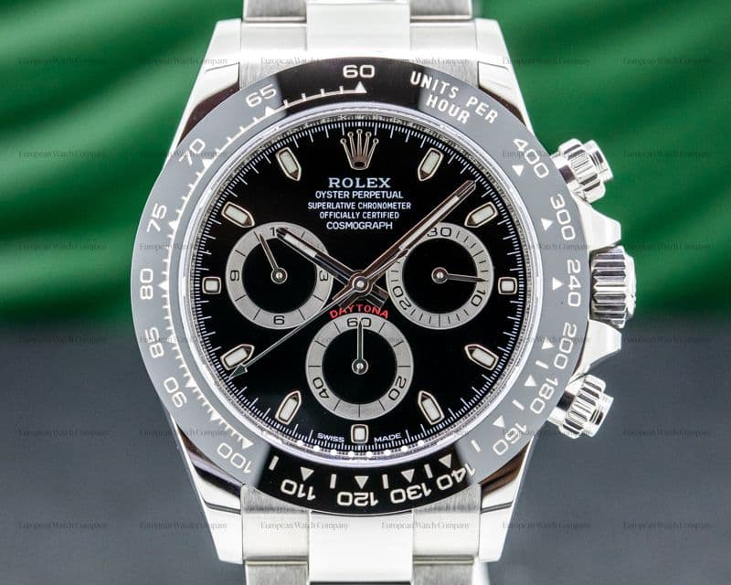 Rolex Daytona Ceramic Bezel SS / Black Dial 