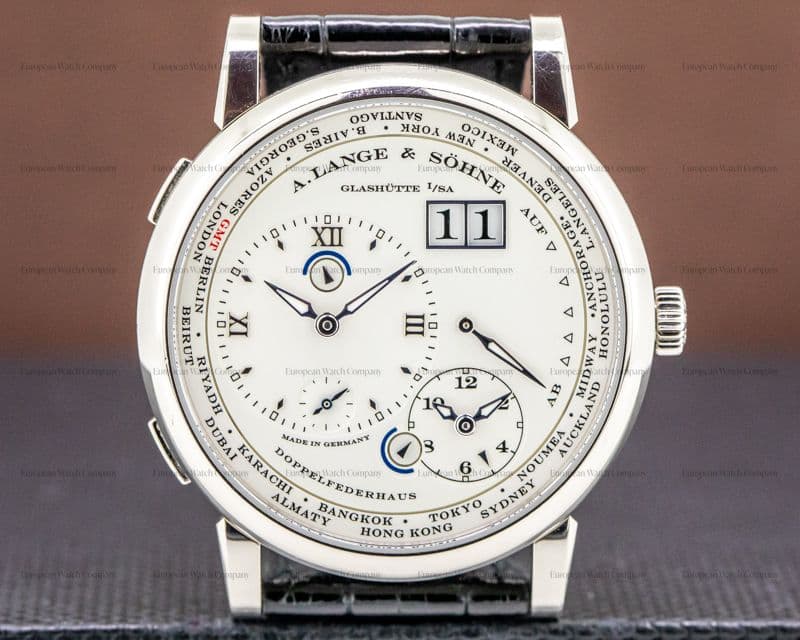 A. Lange and Sohne Lange 1 Time Zone 116.039 18K White Gold