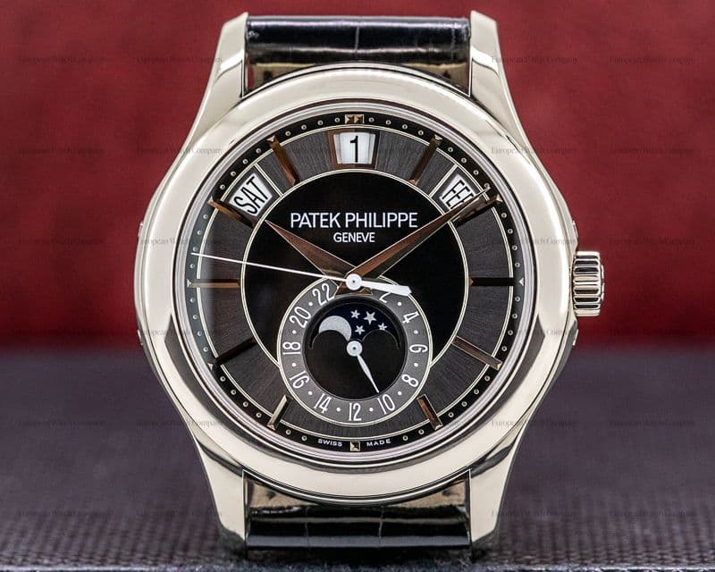 Patek Philippe Annual Calendar Grey Dial 5205G 18K White Gold 

