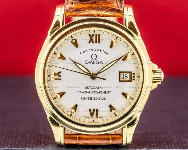 Omega DeVille Co Axial 18K Yellow Gold Limited