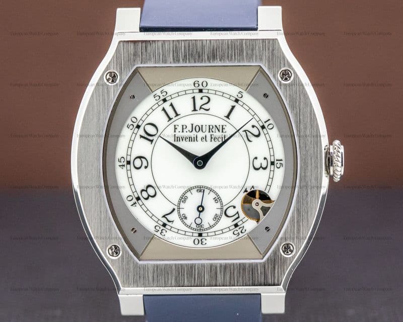 F. P. Journe Elegante Men's Quartz Stainless Steel / Blue Strap