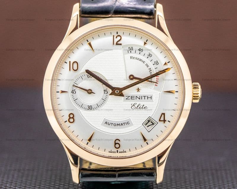 Zenith Class Elite Reserve de Marche 18K Rose Gold