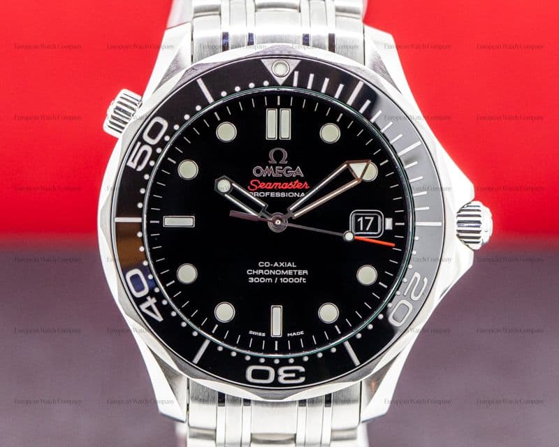Omega Seamaster Professional Black Dial Co-Axial SS / SS 