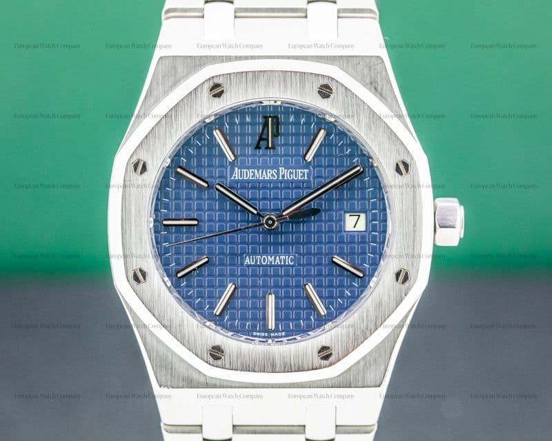 Audemars Piguet Royal Oak Blue Dial 15300ST SS FULL SET