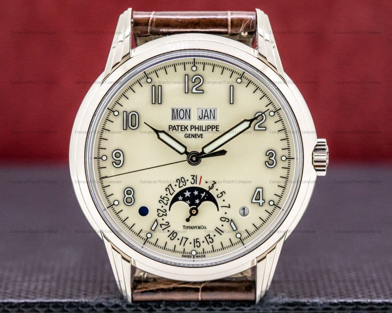 Patek Philippe Perpetual Calendar Grande Complication 18K White Gold "TIFFANY & CO"