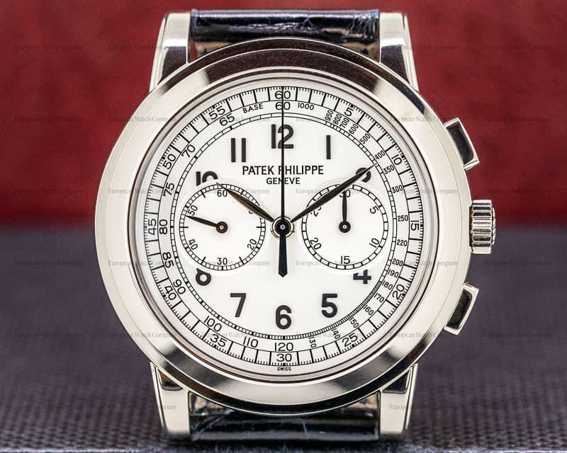 Patek Philippe 5070 White Gold Chronograph FULL SET CRISP