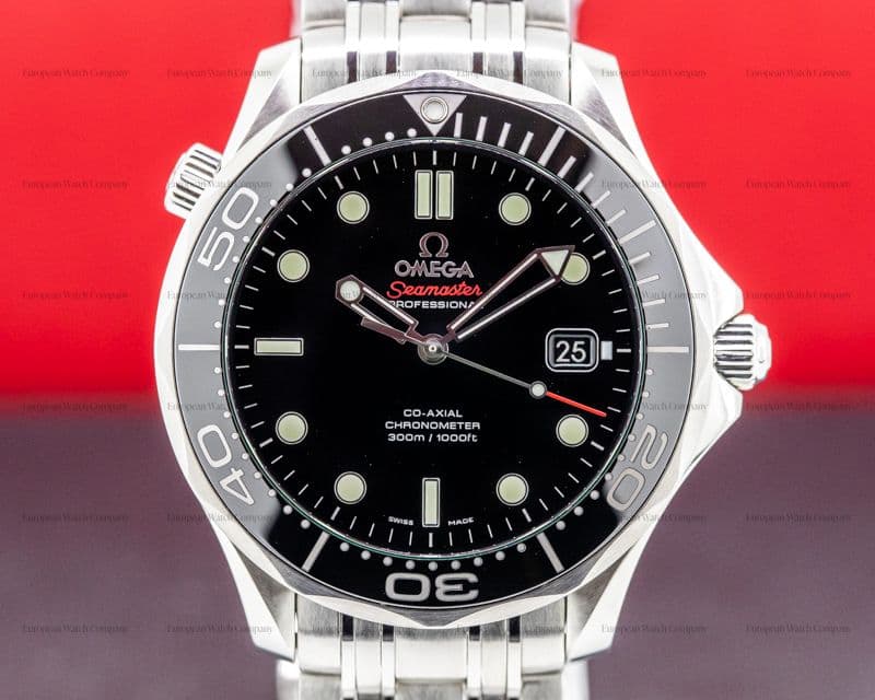 Omega Seamaster Professional Black Dial Co-Axial SS / SS 