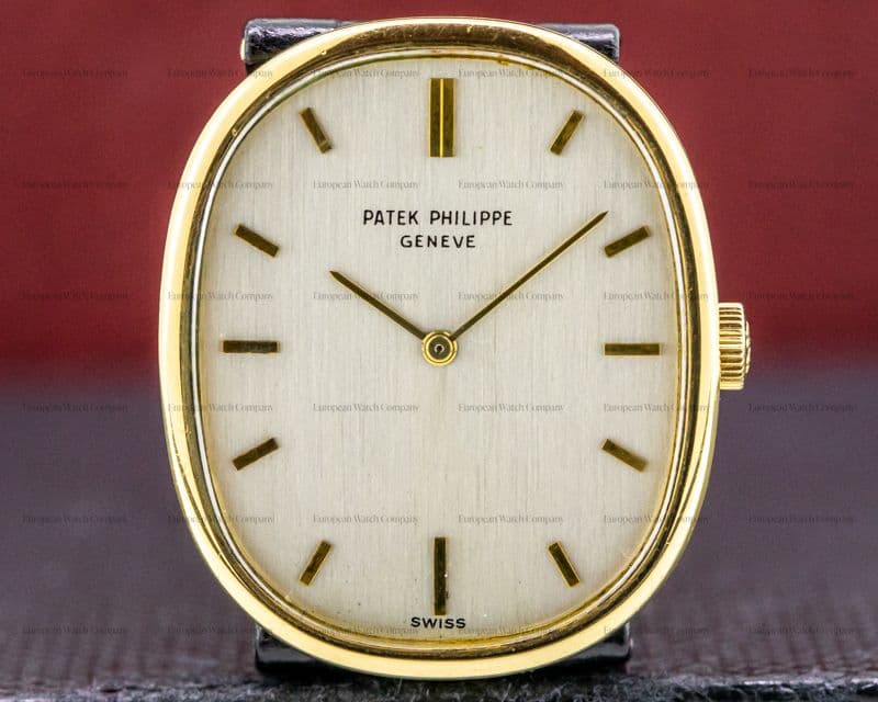 Patek Philippe Golden Ellipse 18k Yellow Gold Manual Wind