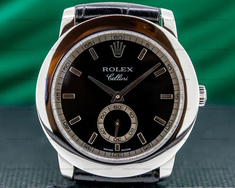 Rolex Cellinium Platinum Black Dial 38MM


  