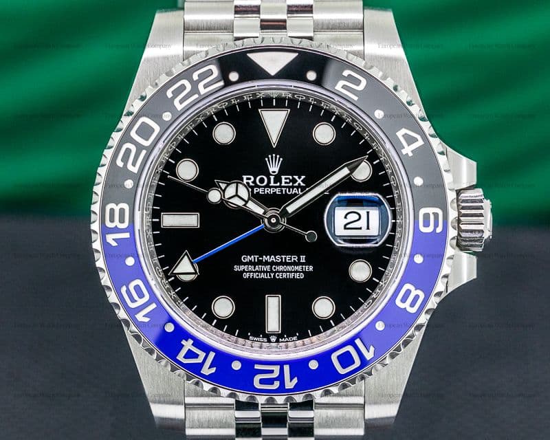 Rolex GMT Master II 126710 Ceramic "Batman" SS / Jubilee 