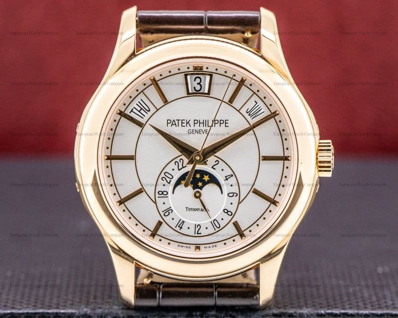 Patek Philippe Annual Calendar Silver Dial 18K Rose Gold "TIFFANY & CO"

