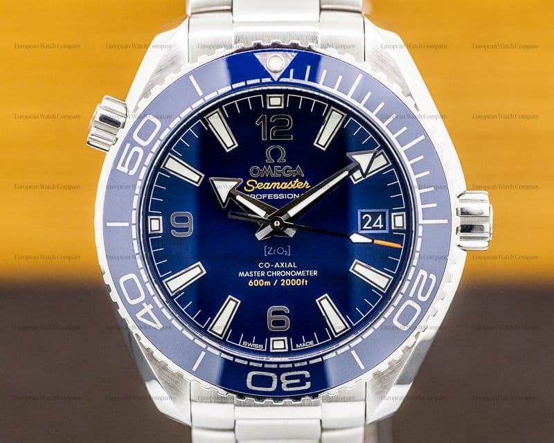 Omega Seamaster Planet Ocean Co-Axial Blue Dial SS / SS 39.5MM