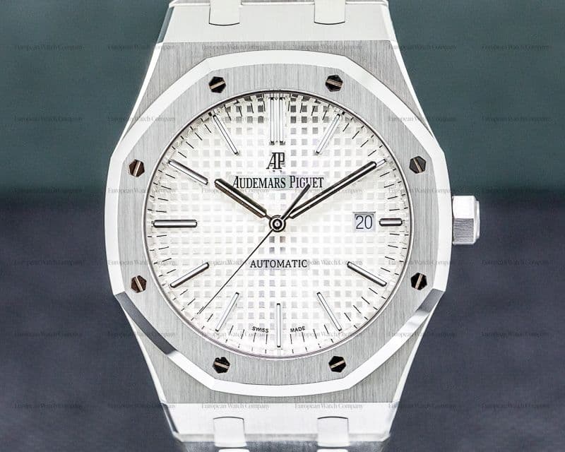 Audemars Piguet Royal Oak White Dial SS DISCONTINUED