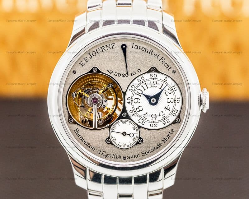 F. P. Journe Tourbillon Souverain "Dead Beat Seconds" Platinum BRACELET RARE 40M