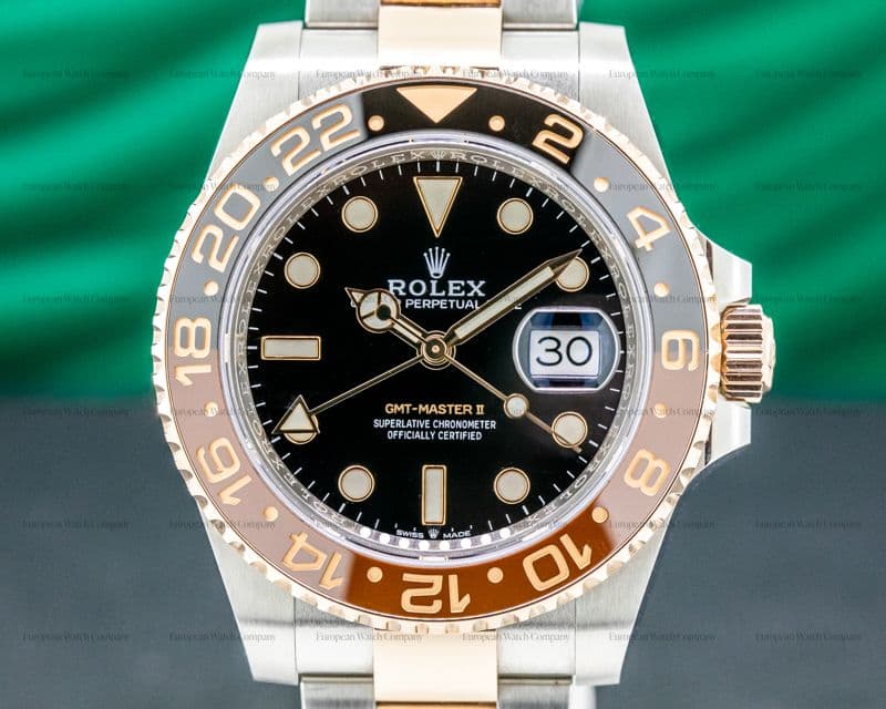 Rolex GMT Master II 126711 Ceramic Root Beer SS / 18K  