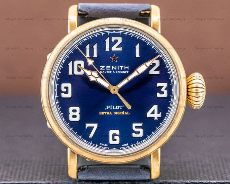 Zenith Pilot Type 20 Extra Special Blue Dial Bronze