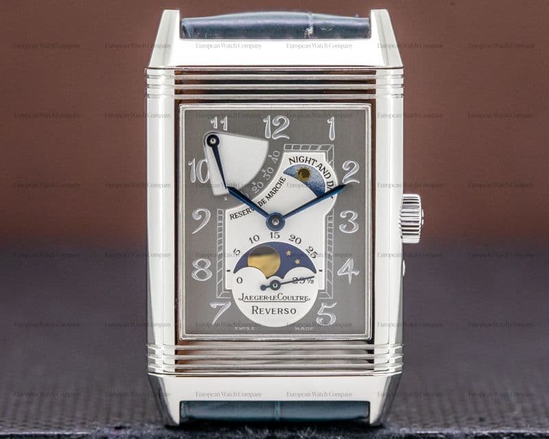 Jaeger LeCoultre Reverso Sun Moon Platinum RARE Limited FULL SET 