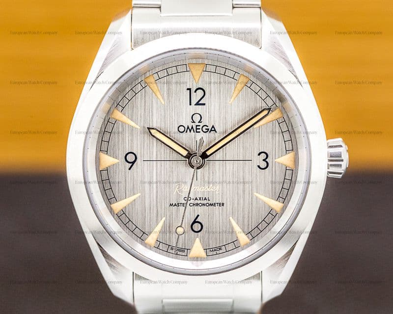 Omega Railmaster Master Chronometer SS Co Axial Silver Dial