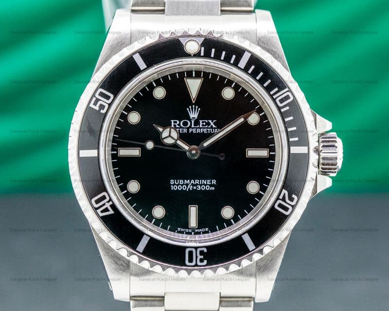 Rolex Submariner No Date SS 2 Line FULL SET 