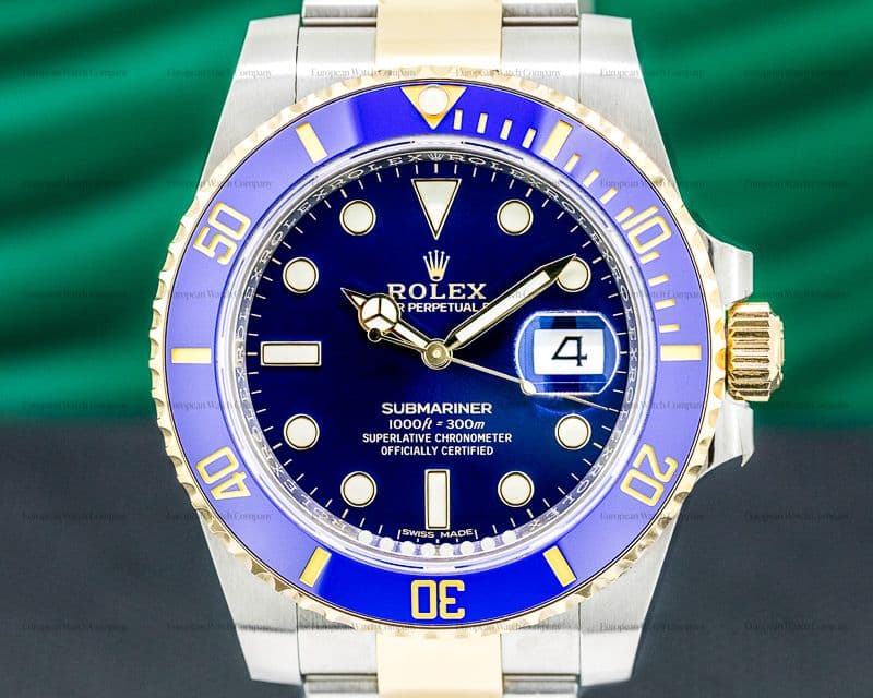 Rolex Submariner Ceramic Blue Dial 18K / SS 2019