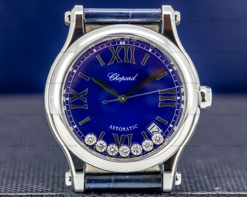 Chopard Happy Sport Medium Automaitc 36mm Blue Dial UNWORN