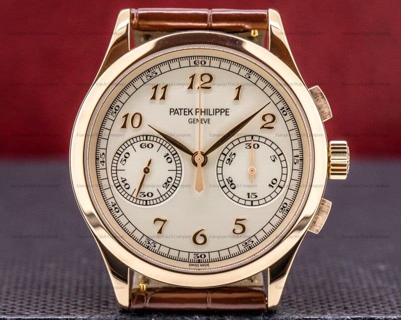 Patek Philippe Chronograph 5170 18K Rose Gold Silver Dial 