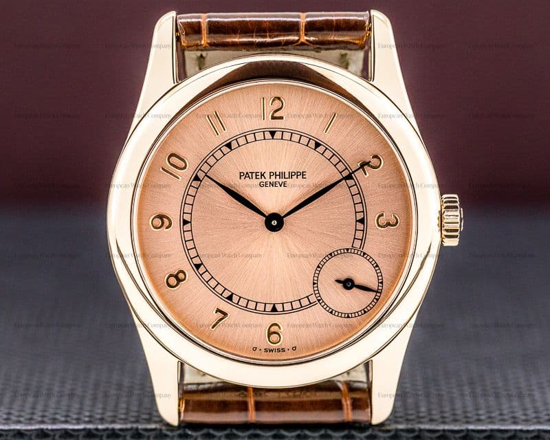 Patek Philippe Calatrava Automatic 18K Rose Gold / Pink Dial