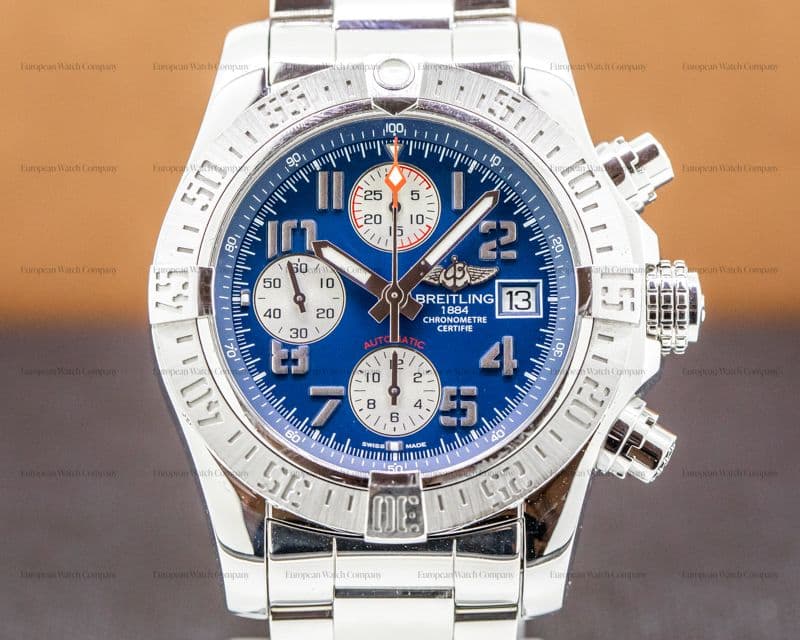 Breitling Avenger II Blue Dial SS  / Bracelet 